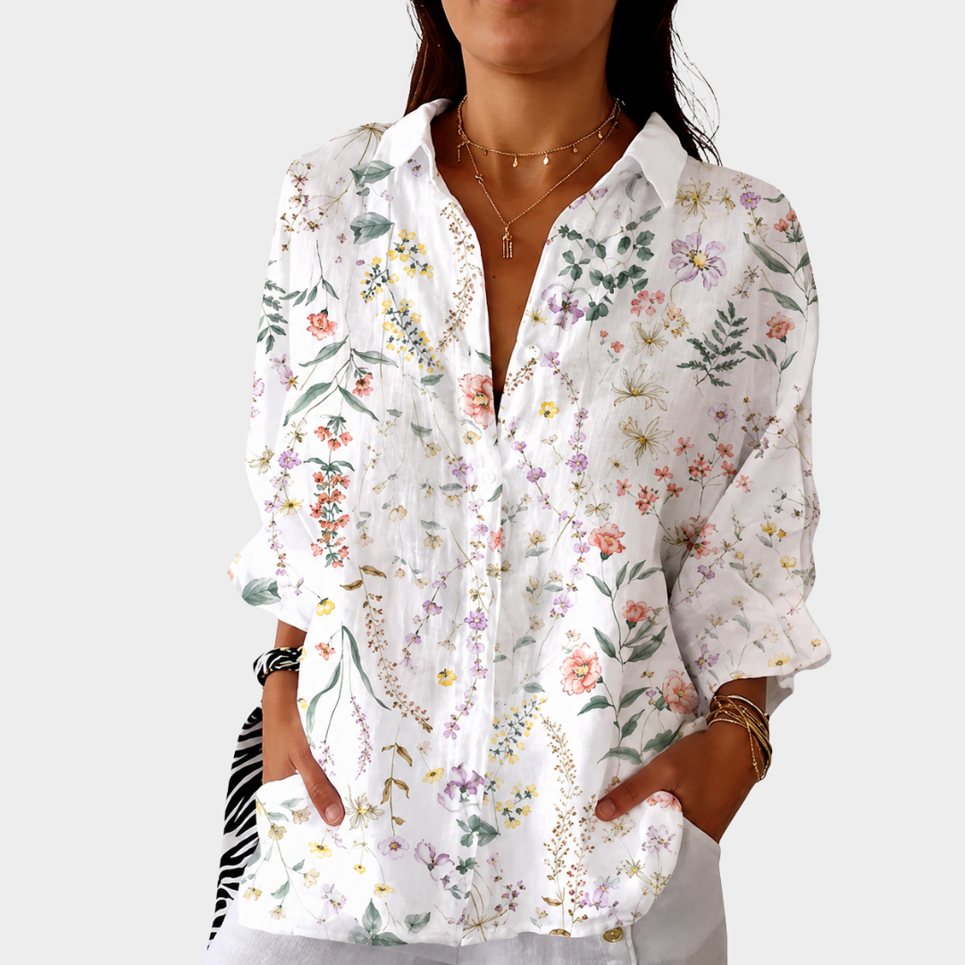 Laurence | Light and Colourful Printed Blouse