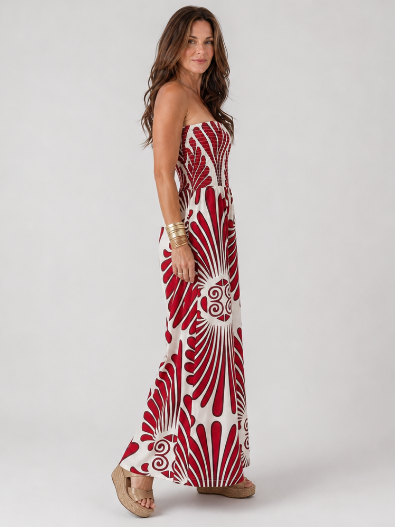 Diane | Fluid Maxi Bustier Dress