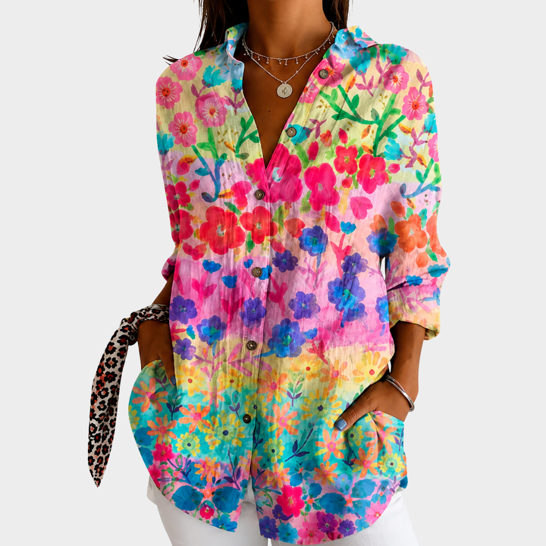 Georgette | Blooming Meadow Harmony Blouse