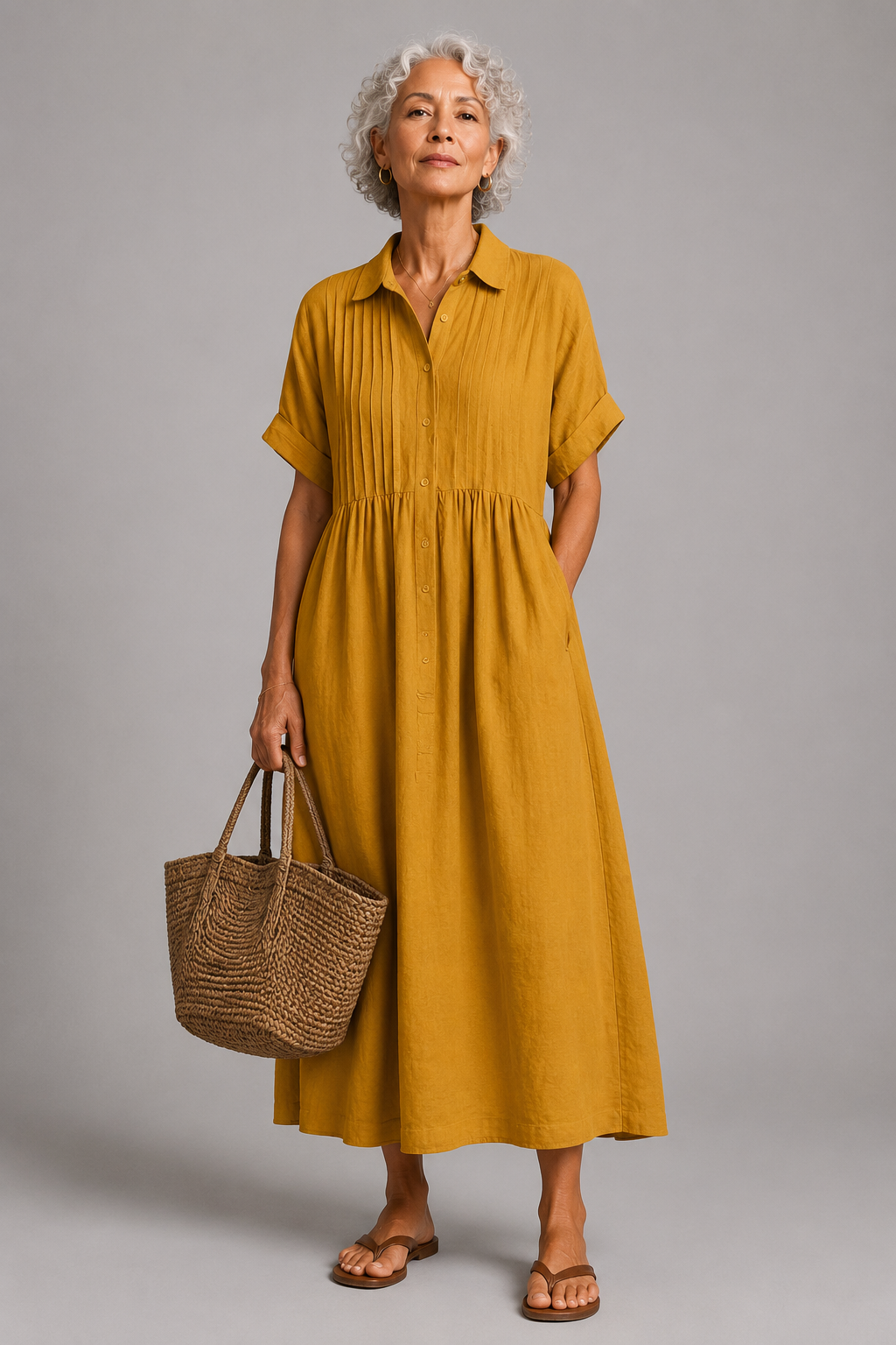 Océane | Blue Summer Maxi Dress