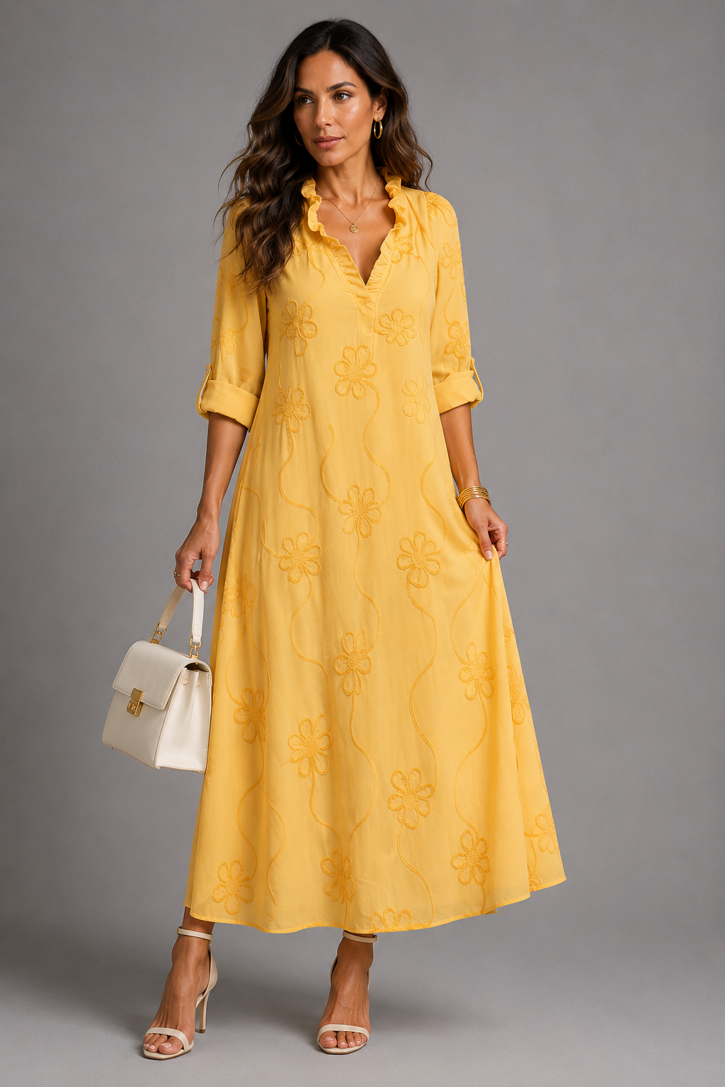 Amber | Slimming Floral Summer Dress