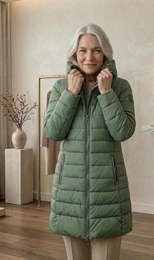 Olivia™ | Quilted A-Line Winter Coat — Final Edit