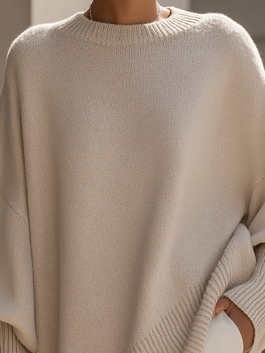 Elodie | Wool-Blend Oversized Jumper