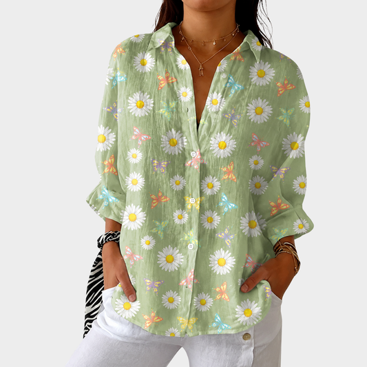 Germaine | Lightweight Colourful Printed Blouse