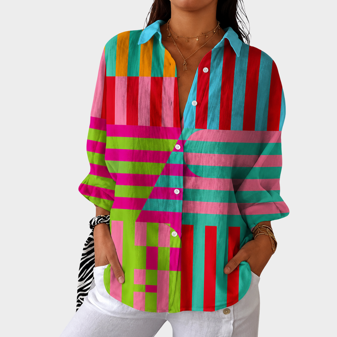 Andrée | Airy Colourful Printed Blouse