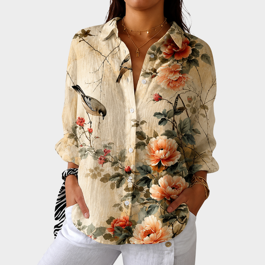 Rolande | Lightweight Colourful Printed Blouse