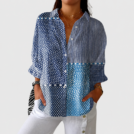Beatrice | Lightweight Colourful Printed Blouse
