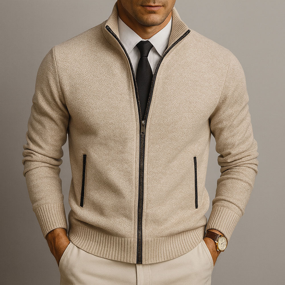 Martin™ | Zip-Through Knit Cardigan