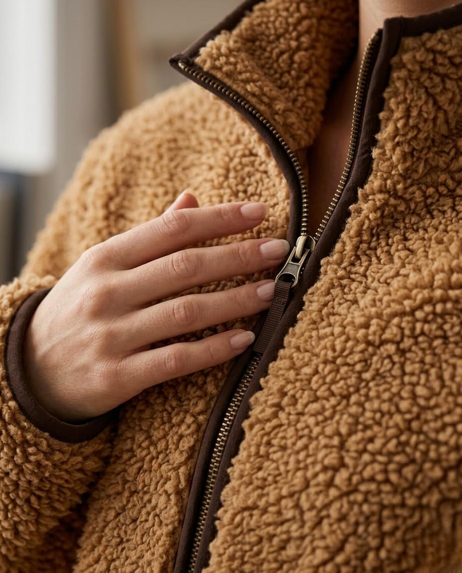 Sherpa texture and trim detail