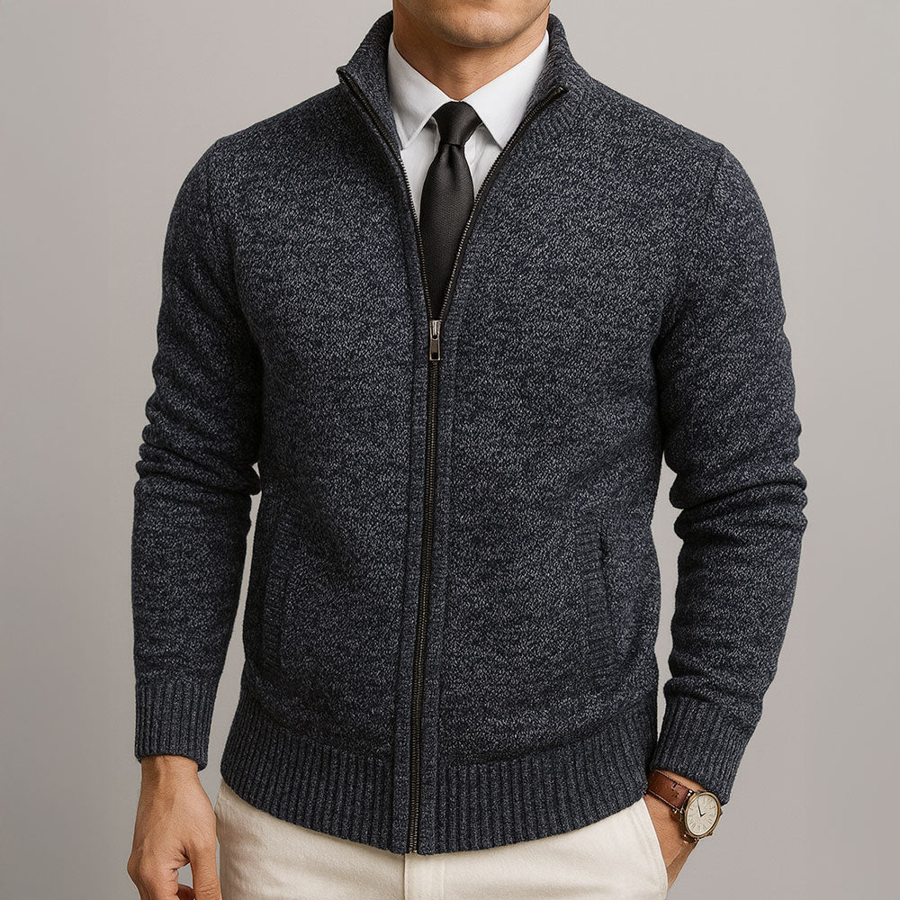 Martin™ | Zip-Through Knit Cardigan