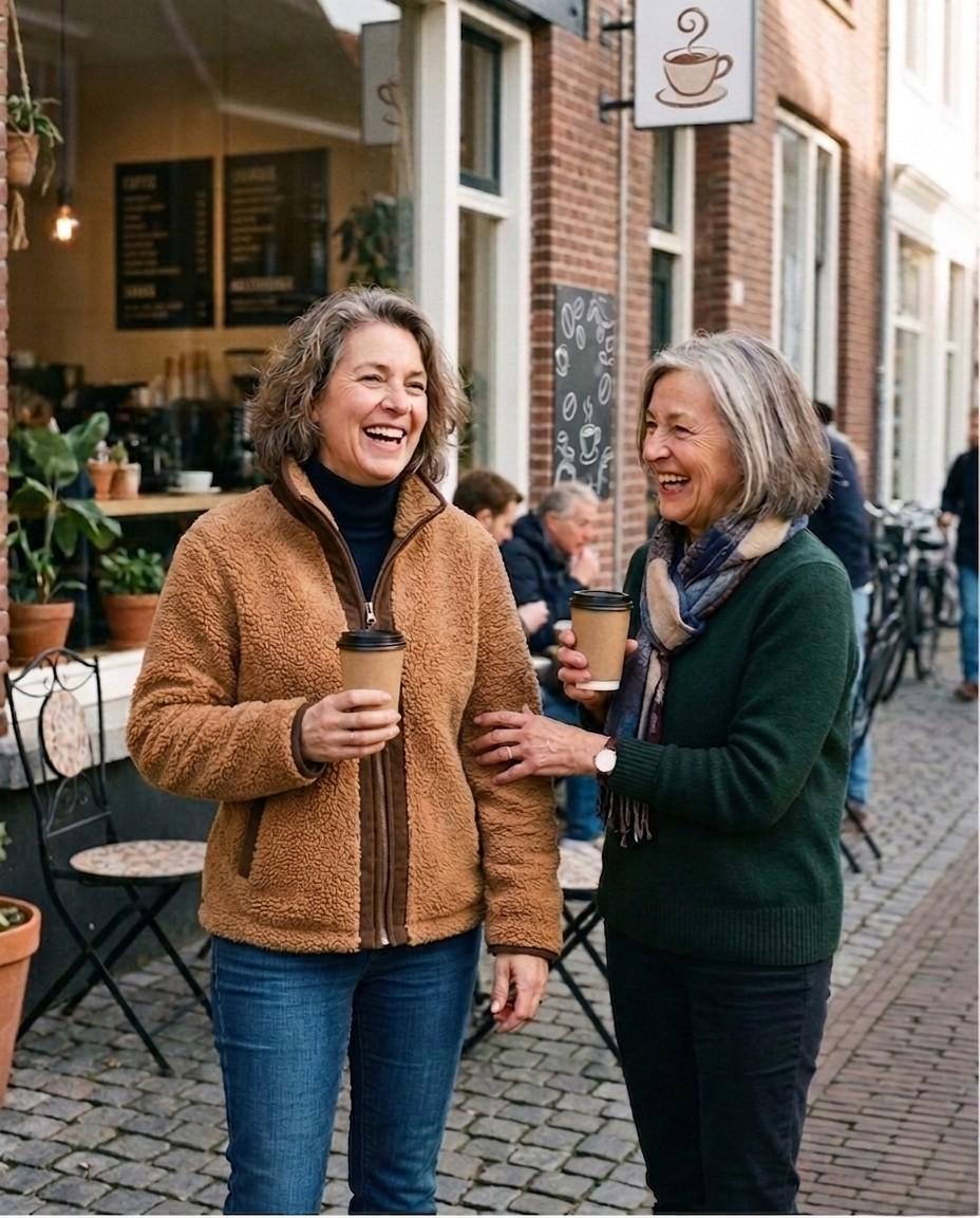Coffee run with friends
