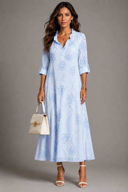 Amber | Slimming Floral Summer Dress