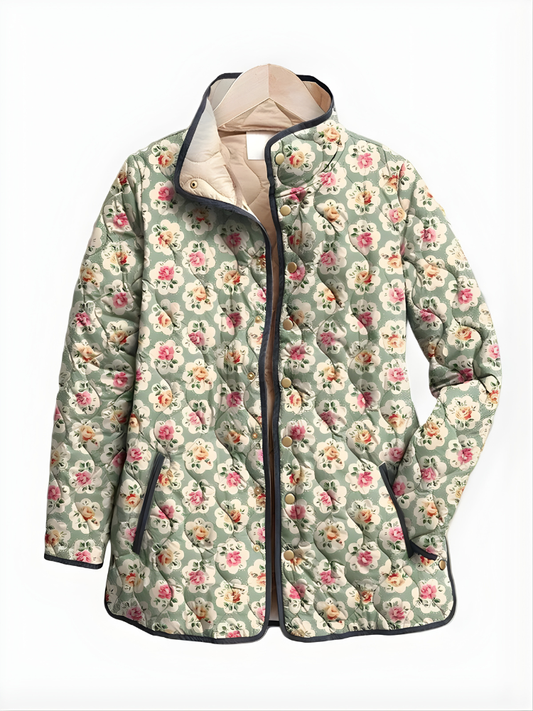 DIOR™ | Quilted Jacket with Vintage Floral Print