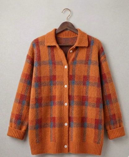 Vivienne™ | Retro Check Sweater