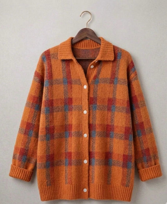 Vivienne™ | Retro Check Sweater