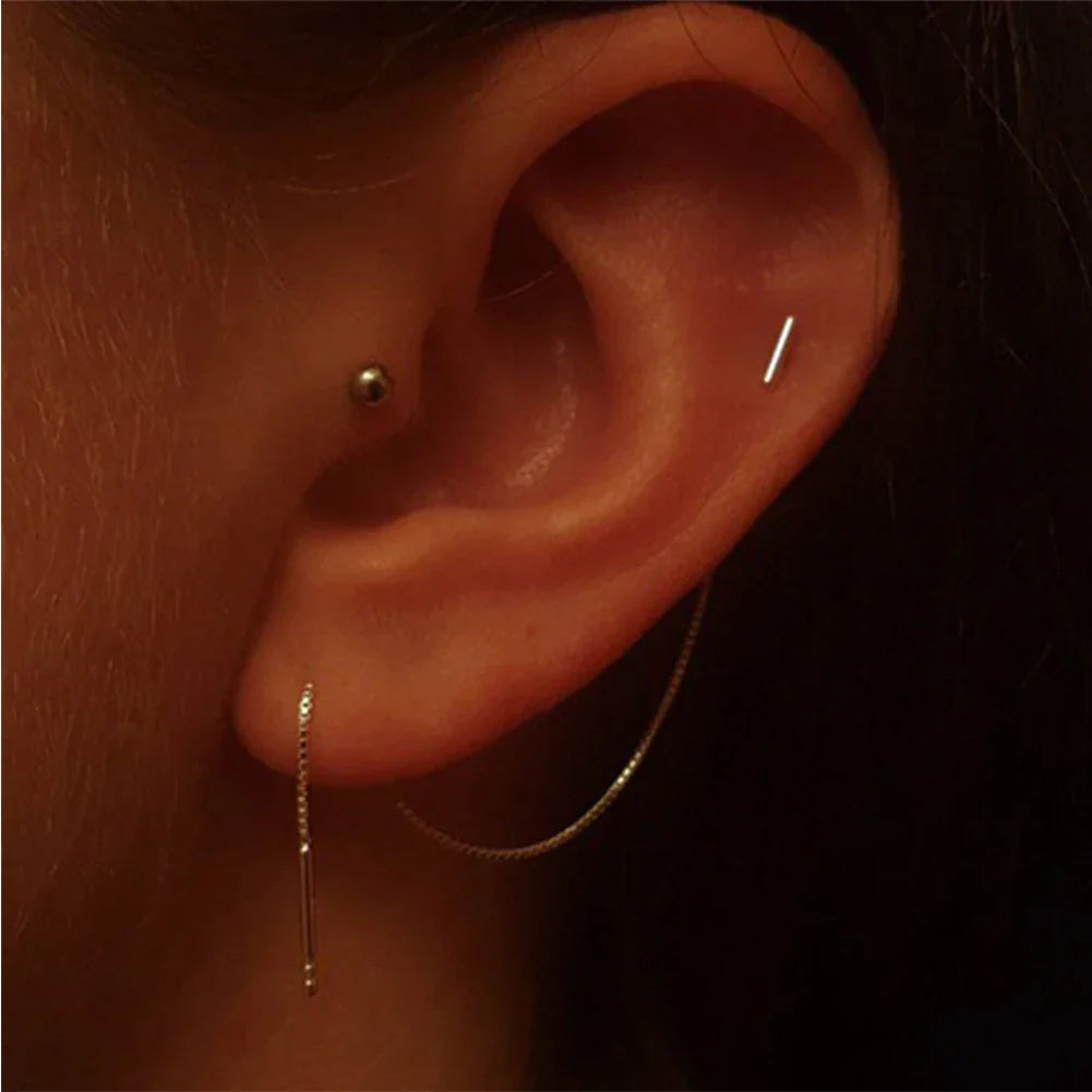 Ena Sol Chain Earrings