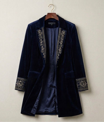 Elise™ | Velvet Statement Blazer — Final Edit