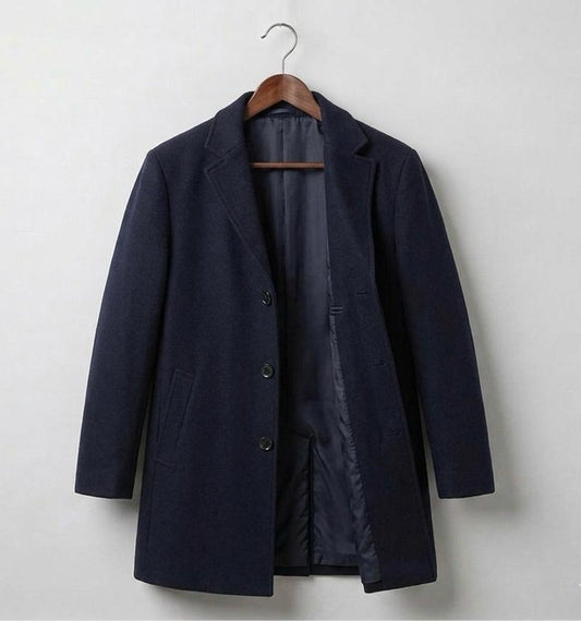 Marc™ | Long Wool-Blend Overcoat