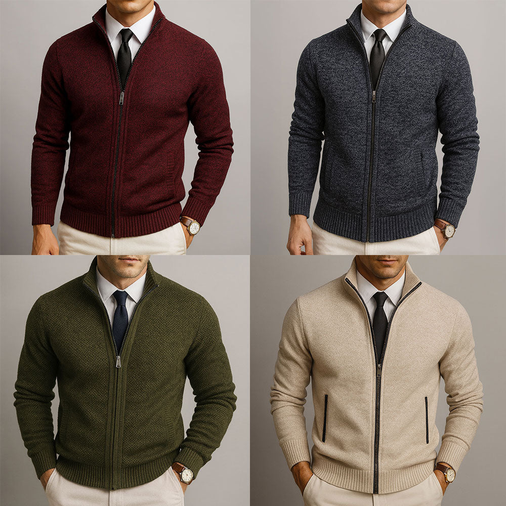 Martin™ | Zip-Through Knit Cardigan